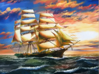 По морям Колор кит 1834, цена 457 руб. - интернет-магазин Мадам Брошкина