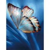 Бабочка на синем Molly KM0734