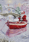 Дед Мороз на рыбалке Luca-s BU5014
