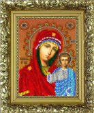Казанская икона Божией Матери Вышиваем бисером R10