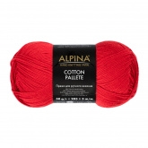 Пряжа Альпина Cotton Pallete цв.09 красный Alpina 92603479594