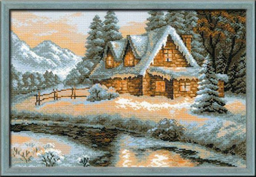Зимний пейзаж Риолис 1080, цена 1 309 руб. - интернет-магазин Мадам Брошкина