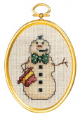 Снеговик с сигареткой Janlynn 021-1793