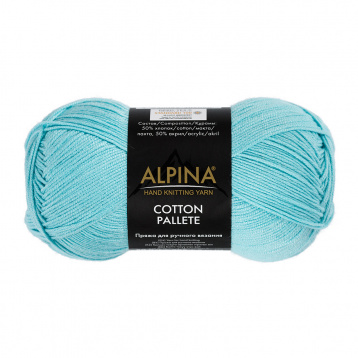 Пряжа Альпина Cotton Pallete цв.18 голубой Alpina 92603475544, цена 1 716 руб. - интернет-магазин Мадам Брошкина