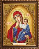 Икона Отрада и Утешение Алмазная живопись АЖ.5071