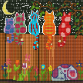 Разноцветные коты Molly KM0997