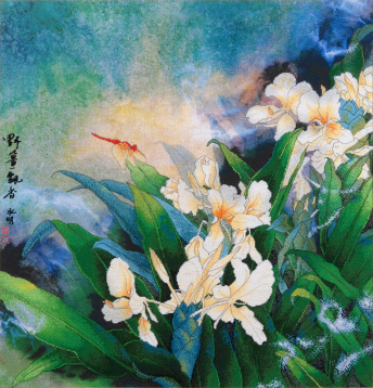 Белая лилия Xiu Crafts 2031201, цена 6 324 руб. - интернет-магазин Мадам Брошкина