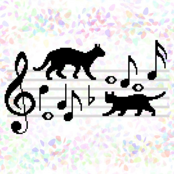 Коты-музыканты Borovsky-sons K350, цена 255 руб. - интернет-магазин Мадам Брошкина