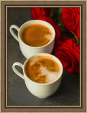 Кофе и розы Алмазная живопись АЖ.4119