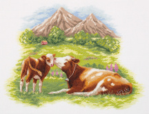 Мать и дитя. Коровы Panna J-7242