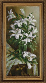 Белые лилии Конёк 8480