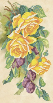 Розы и сливы Borovsky&sons А568, цена 377 руб. - интернет-магазин Мадам Брошкина