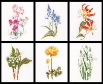 Шесть цветочных исследований Thea Gouverneur 3086