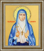 Икона Святой Мученицы Великой Княгини Елизаветы Золотое руно РТ-128