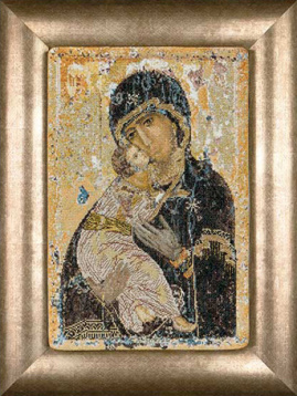 Владимирская икона Божией Матери Thea Gouverneur 531A, цена 5 627 руб. - интернет-магазин Мадам Брошкина
