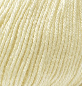 Пряжа Ализе Baby Wool цв.001 кремовый Alize BABY.WOOL.001, цена €37 - интернет-магазин Мадам Брошкина