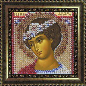           Святой Великомученик Георгий Вышивальная мозаика 4126, цена 77 руб. - интернет-магазин Мадам Брошкина
