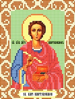 Святой Пантелеймон Божья коровка 0099, цена 106 руб. - интернет-магазин Мадам Брошкина