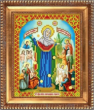 Пресвятая Богородица Всех скорбящих радость Благовест И-5036, цена 108 руб. - интернет-магазин Мадам Брошкина