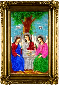 Святая Троица Вышиваем бисером L33, цена 2 533 руб. - интернет-магазин Мадам Брошкина