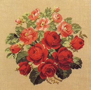 Розы Permin 70-5143, цена 3 573 руб. - интернет-магазин Мадам Брошкина