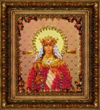 Святая Великомученица Варвара Картины Бисером Р-023, цена 1 044 руб. - интернет-магазин Мадам Брошкина
