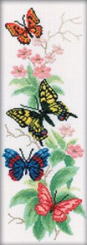 Бабочки и цветы RTO M146, цена 673 руб. - интернет-магазин Мадам Брошкина