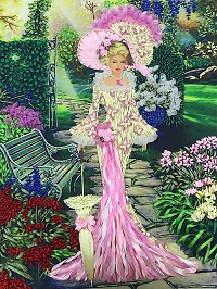 Дама в саду Многоцветница МЛ-3004(н), цена 1 187 руб. - интернет-магазин Мадам Брошкина