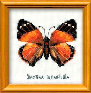 Бабочка Нимфалида Риолис НВ094, цена 161 руб. - интернет-магазин Мадам Брошкина