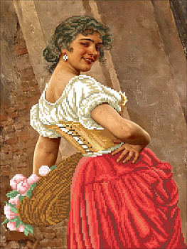 Венецианская цветочница Конёк 1471, цена 445 руб. - интернет-магазин Мадам Брошкина
