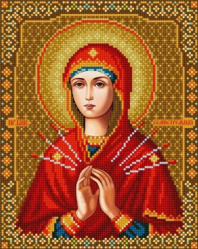 Богородица Семистрельная Конёк 9277, цена 259 руб. - интернет-магазин Мадам Брошкина