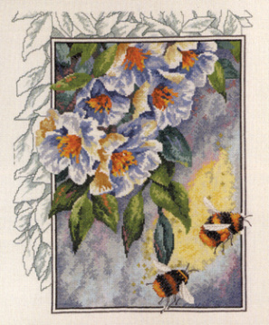 Пчелы в цветах Permin 70-4181, цена 6 559 руб. - интернет-магазин Мадам Брошкина