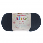 Пряжа Ализе Baby Wool цв.058 т.синий Alize BABY.WOOL.058