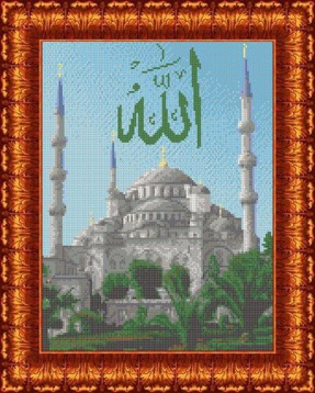 Голубая мечеть Каролинка КБП 3029, цена 300 руб. - интернет-магазин Мадам Брошкина