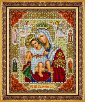 Пресвятая Богородица Достойно есть Паутинка Б1061, цена 1 725 руб. - интернет-магазин Мадам Брошкина