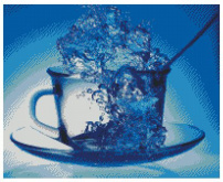 Кружка чая Алмазная вышивка СК-625(П)