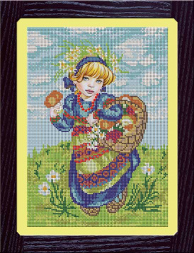 Девочка с лукошком Galla Collection Л303, цена 2 342 руб. - интернет-магазин Мадам Брошкина
