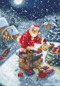 Дед Мороз Luca-s G577, цена 1 665 руб. - интернет-магазин Мадам Брошкина