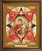 Икона Неопалимая Купина Алмазная живопись АЖ.5048