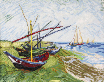 "Лодки в Сен-Мари" по картине Ван Гога Марья Искусница 06.003.01