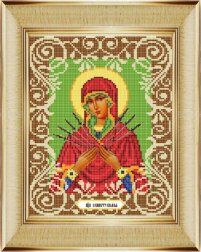 Богородица Семистрельная Божья коровка БК.0054, цена 187 руб. - интернет-магазин Мадам Брошкина