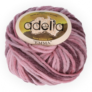 Пряжа Аделия Emma цв.06 розово-бордовый Adelia 1252560992, цена 3 245 руб. - интернет-магазин Мадам Брошкина