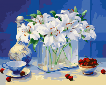 Лилии и вишни Color kit CG443, цена 791 руб. - интернет-магазин Мадам Брошкина
