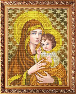 Богородица с младенцем Славяночка ААМА-306, цена 249 руб. - интернет-магазин Мадам Брошкина