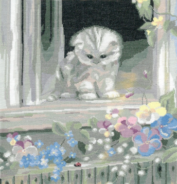 Любопытный котенок Нитекс 0089, цена 914 руб. - интернет-магазин Мадам Брошкина