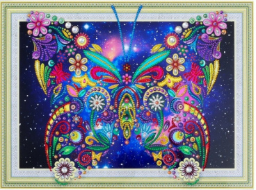 Цветочная бабочка Колор кит FM008, цена 789 руб. - интернет-магазин Мадам Брошкина