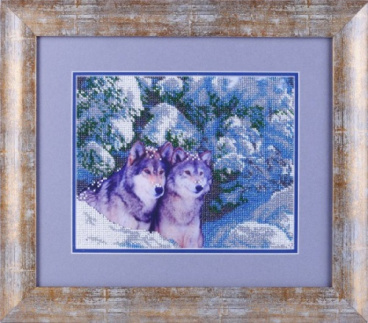 Волки в снегу Alisena ВН1091, цена 2 239 руб. - интернет-магазин Мадам Брошкина