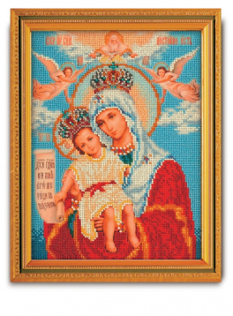 Богородица Милующая Кроше В-168, цена 1 405 руб. - интернет-магазин Мадам Брошкина