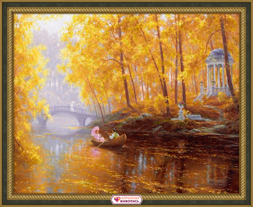 Осень Алмазная живопись 1915, цена 2 556 руб. - интернет-магазин Мадам Брошкина