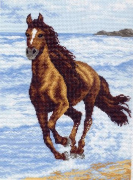 Конь на берегу Матренин Посад 0587, цена 569 руб. - интернет-магазин Мадам Брошкина